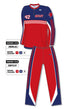 Athletic Knit Sublimated Long Sleeve Basketball Warm Up Set Design 1310 (ZBWLS61-1310)